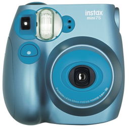 富士instax mini7s酷炫金属蓝 复古指尖上的时尚密码